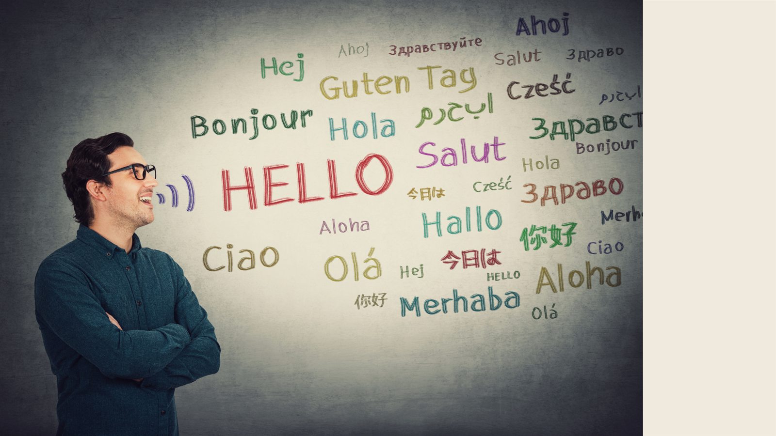 Comunicación en varios idiomas